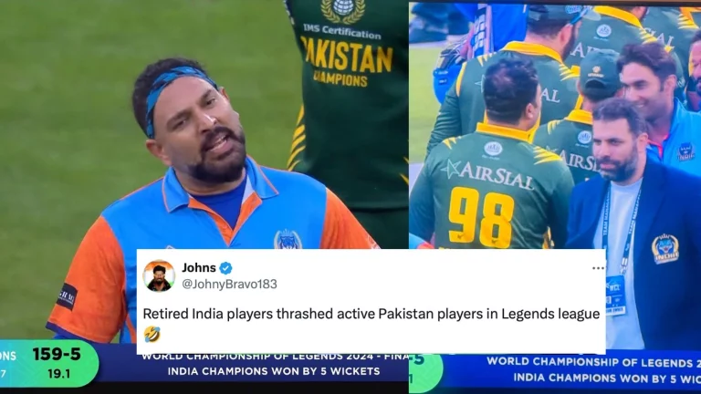 "Retired India Players Thrashed Active Pakistan Players In Legends League" Indian Fans Troll Pakistan After India Champions Beat Pakistan Champions to Win The World Championship Of Legends