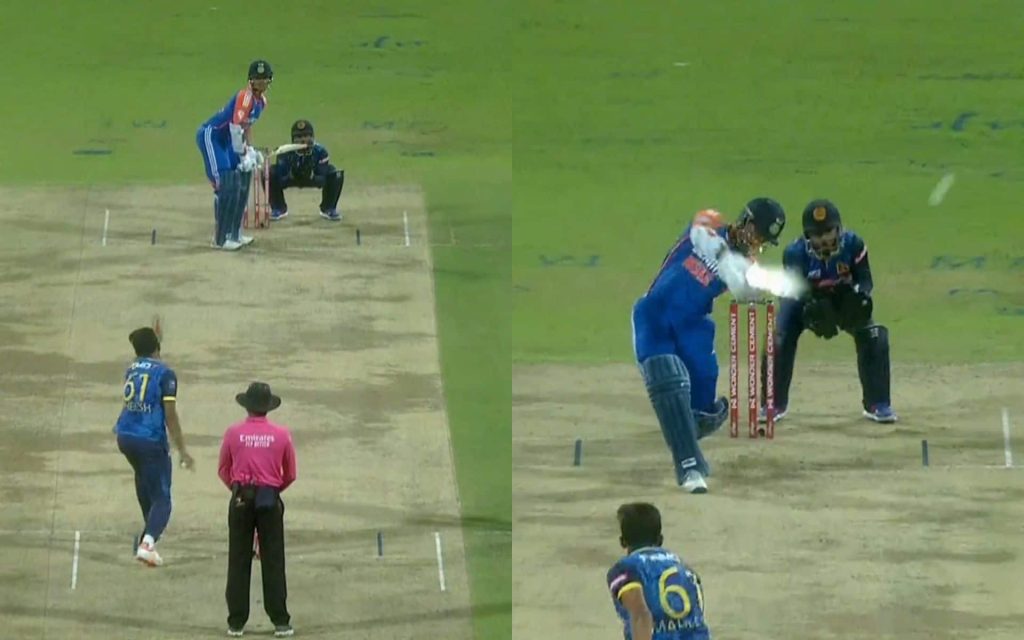 SL vs IND: Watch Yashasvi Jaiswal Welcomes Mahesh Theekshana With A Huge Six