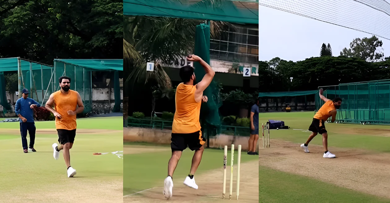 WATCH: Mohammed Shami Bowls For The first Time After His Long Injury