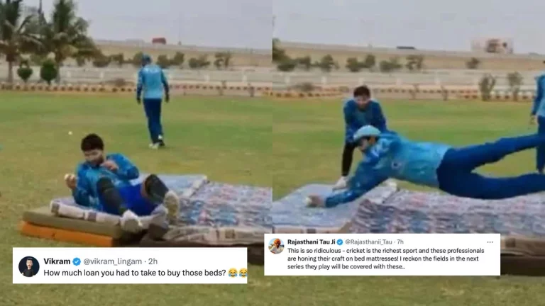 WATCH: Pakistan Players Get Brutally Trolled For Fielding On Old Mattress