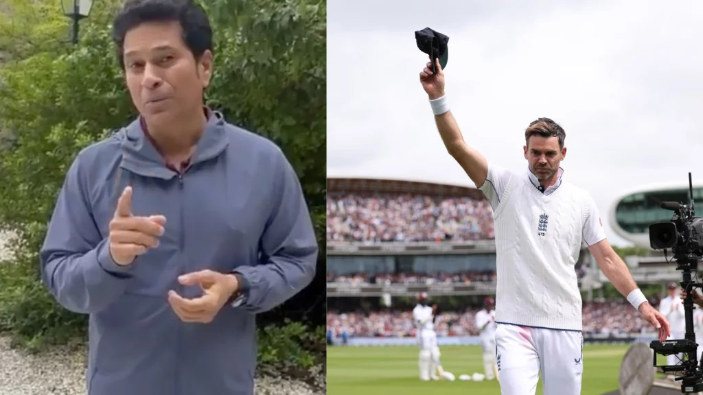 WATCH: Sachin Tendulkar Uploads A Heartwarming Video To Wish James Anderson