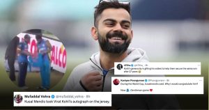 "During The World Cup, Why Would I Congratulate Him?" Fans React As Kusal Mendis Takes A Signed Jersey Of Virat Kohli