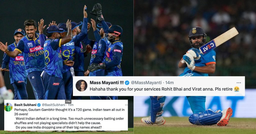 "Shameful Defeat For India," Fans Troll Team India After A Series Defeat Against Sri Lanka In 27 Years