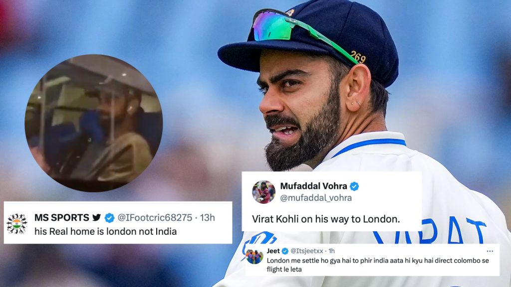 "Surely Settling In London After Retirement," Fans Express Emotions After Virat Kohli Leaves For London