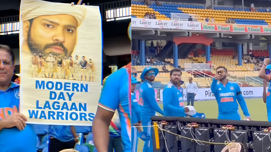 [WATCH] Virat Kohli And Rohit Sharma Burst Into Laughter Seeing A Re Imagined Lagaan Poster