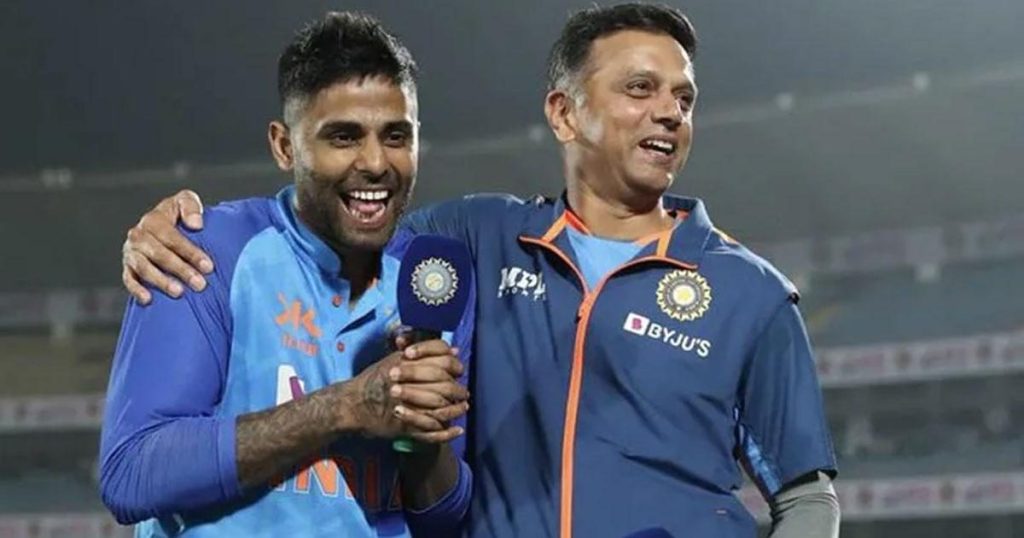 cricketers suryakumar yadav rahul dravid