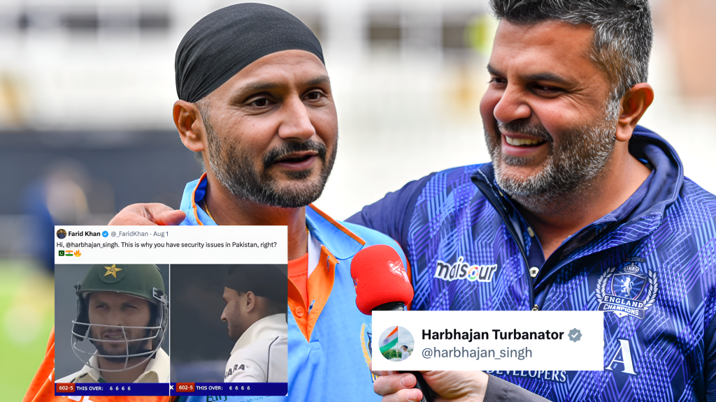 Harbhajan Singh Gives A Befitting Reply To Pakistani Journalist For Trolling Him