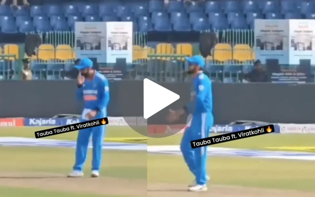 virat kohli dance tauba tauba