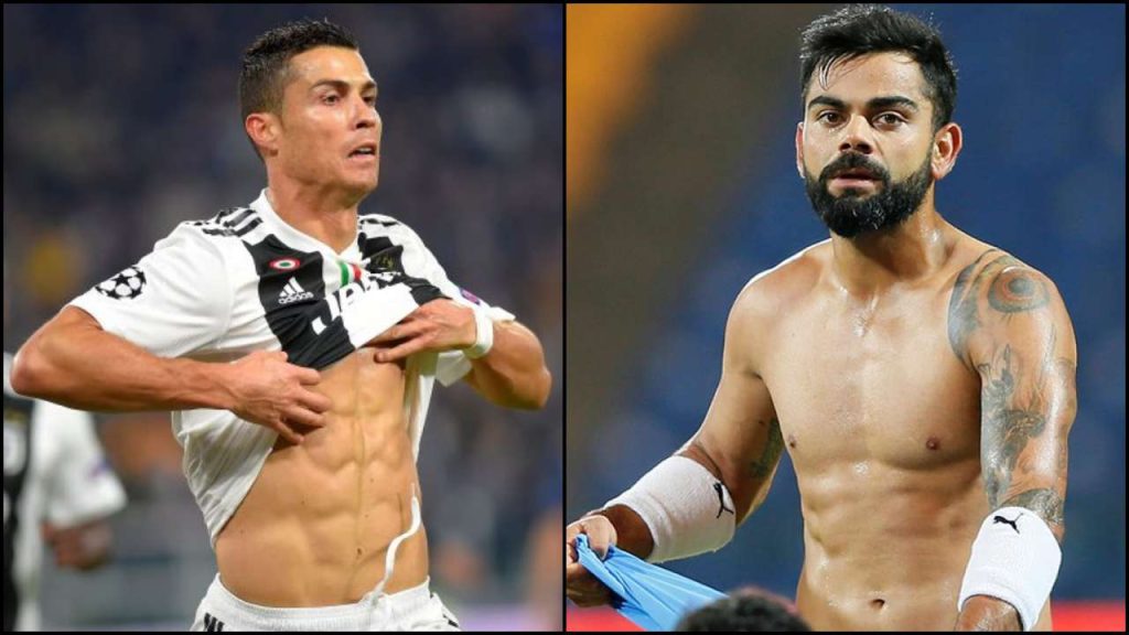 virat kohli cristiano ronaldo