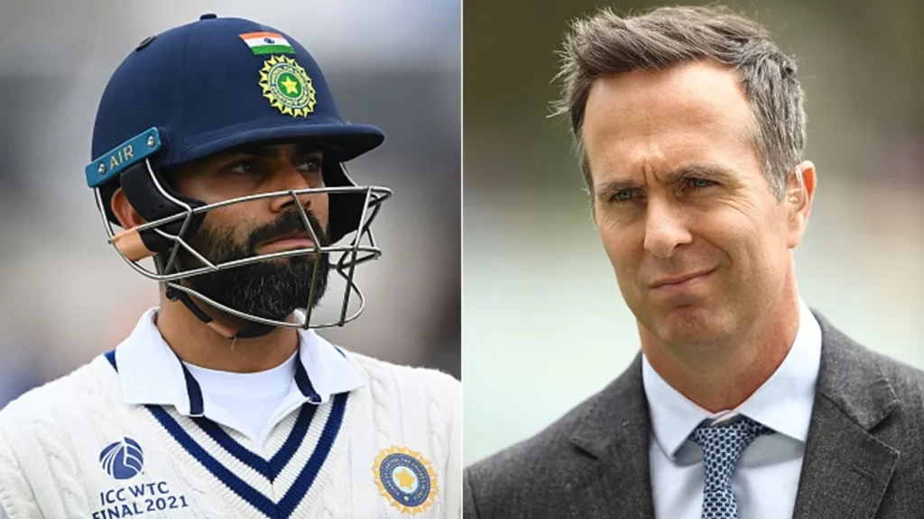 virat kohli michael vaughan