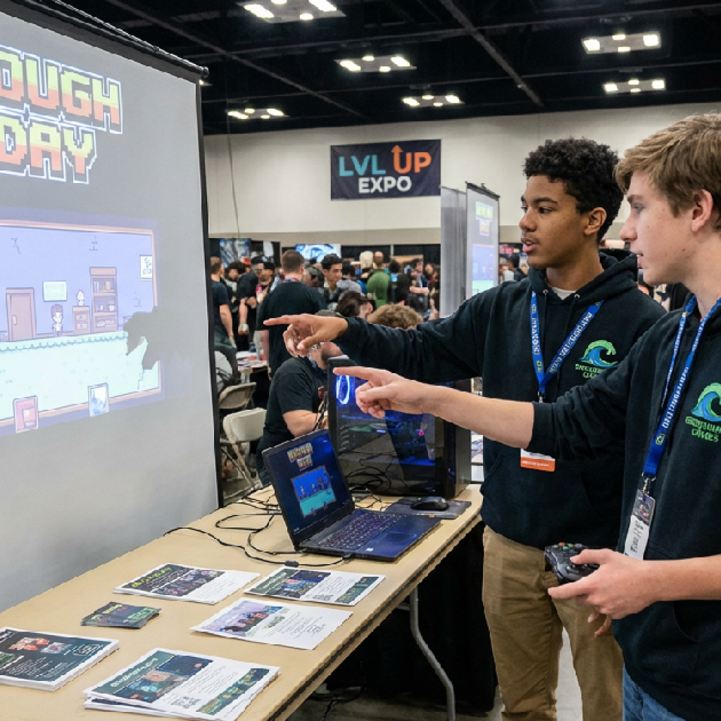 CCHS 학생들, 독창적 게임 '러프 데이' 앞세워 대형 엑스포 참가 준비