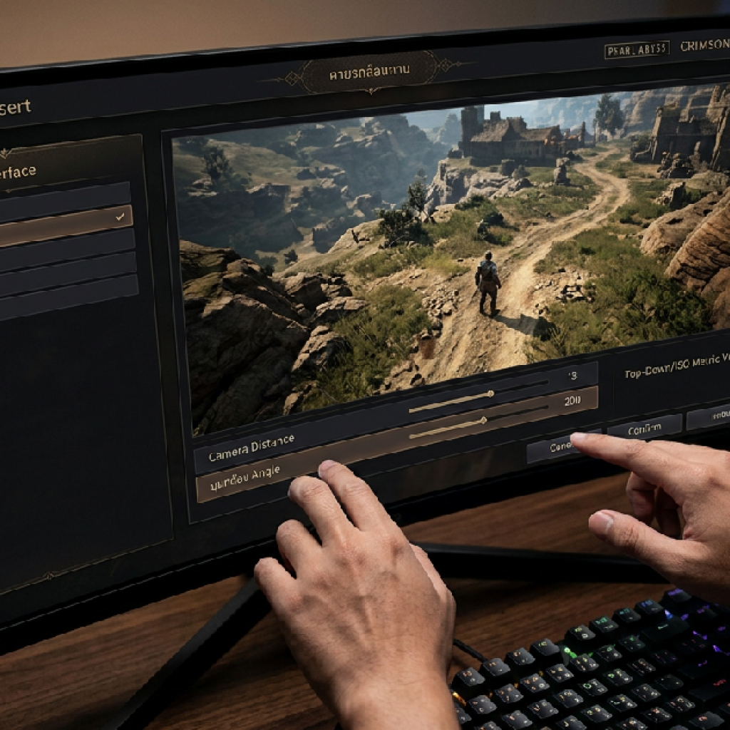 เจาะลึกวิธีปรับกล้อง Crimson Desert สู่มุมมอง Top-down ด้วยการตั้งค่าพื้นฐานในเกม