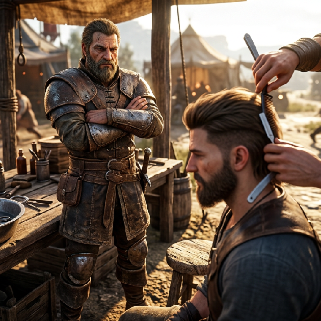 붉은사막 캐릭터 커스터마이징 해금 및 캠프 시설 활용 분석