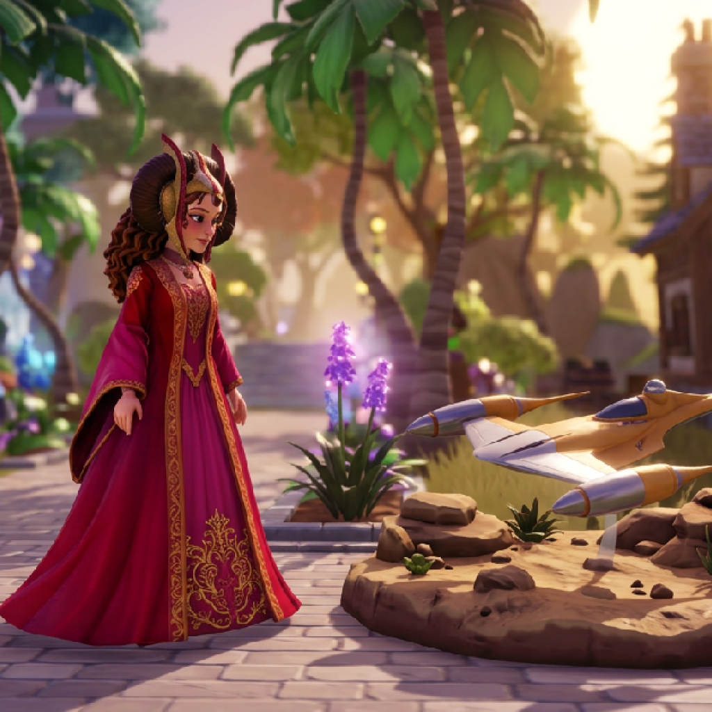 Disney Dreamlight Valley เสริมทัพคอนเทนต์ Star Wars ส่งชุด Padme และไอเทมลับลง Premium Shop