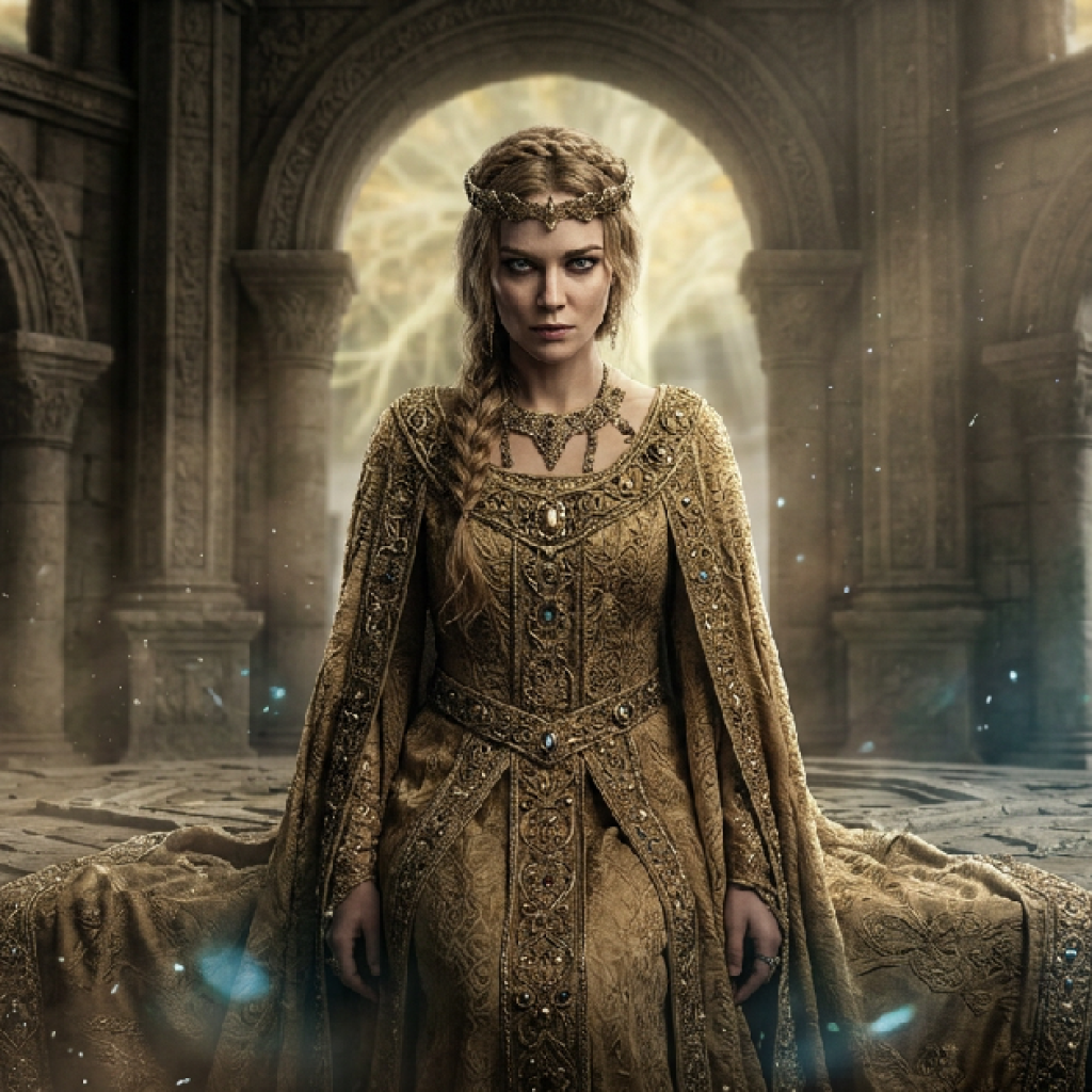 엘든 링 실사 영화 세트장 유출 사진 속 '여왕 마리카' 미스터리