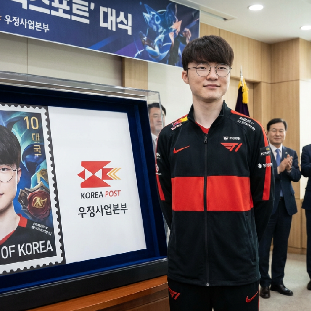 페이커, 현역 e스포츠 선수 최초 대한민국 공식 기념우표 모델 추진 페이커, 현역 e스포츠 선수 최초 대한민국 공식 기념우표 모델 추진