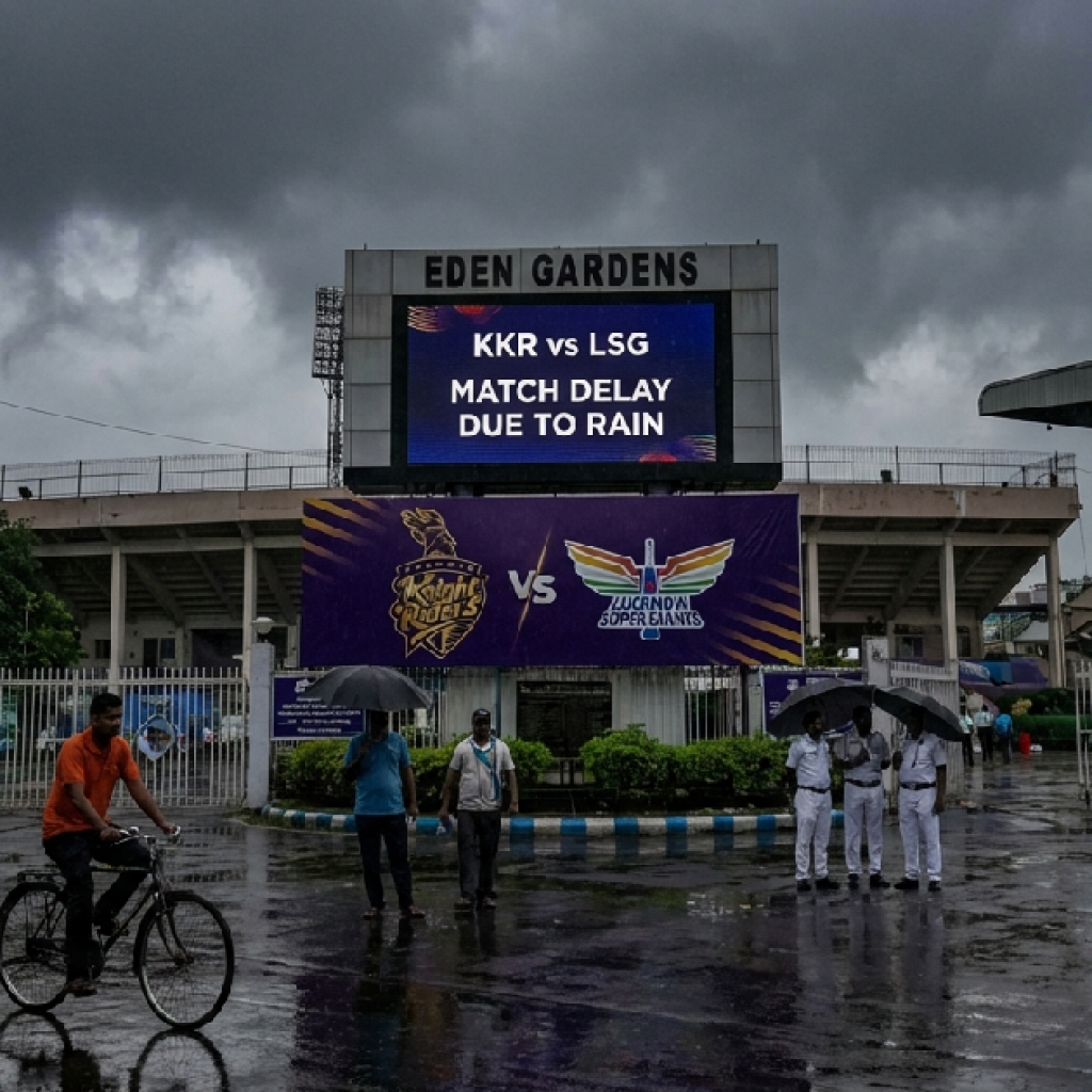 Kolkata Weather Threatens KKR vs LSG Clash at Eden Gardens