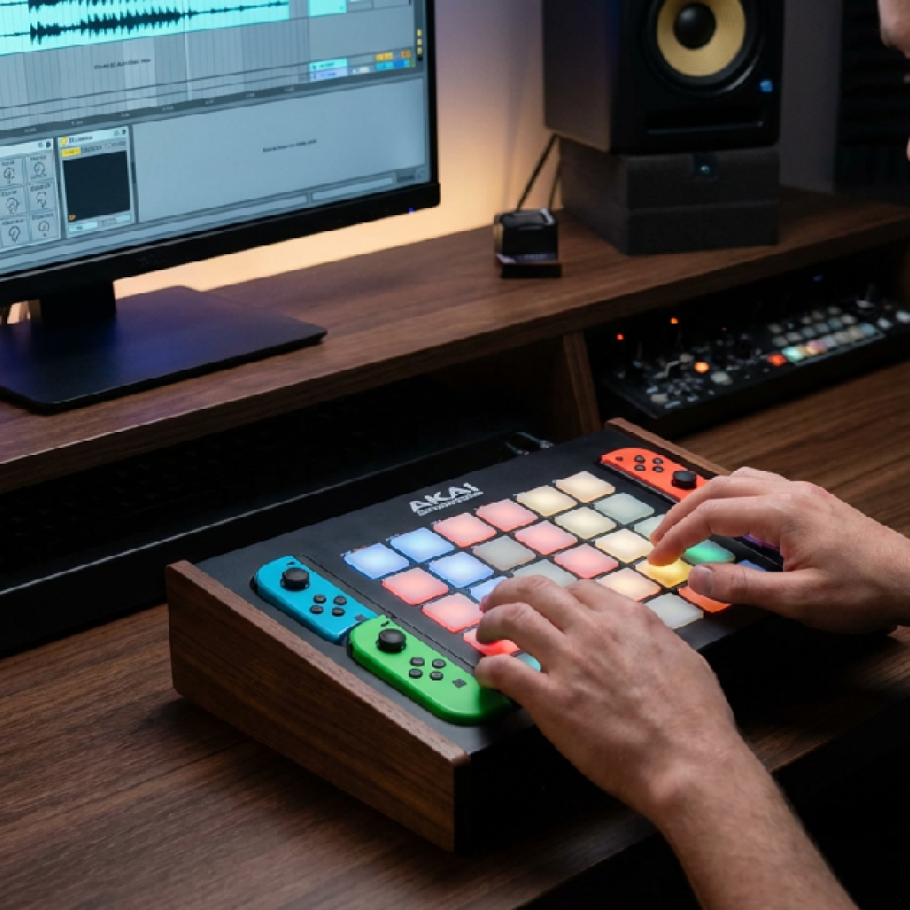 พลิกโฉม Nintendo Switch สู่สตูดิโอทำเพลง: เจาะแนวคิด AKAI MPC จอยคอนสายบีทเมกเกอร์