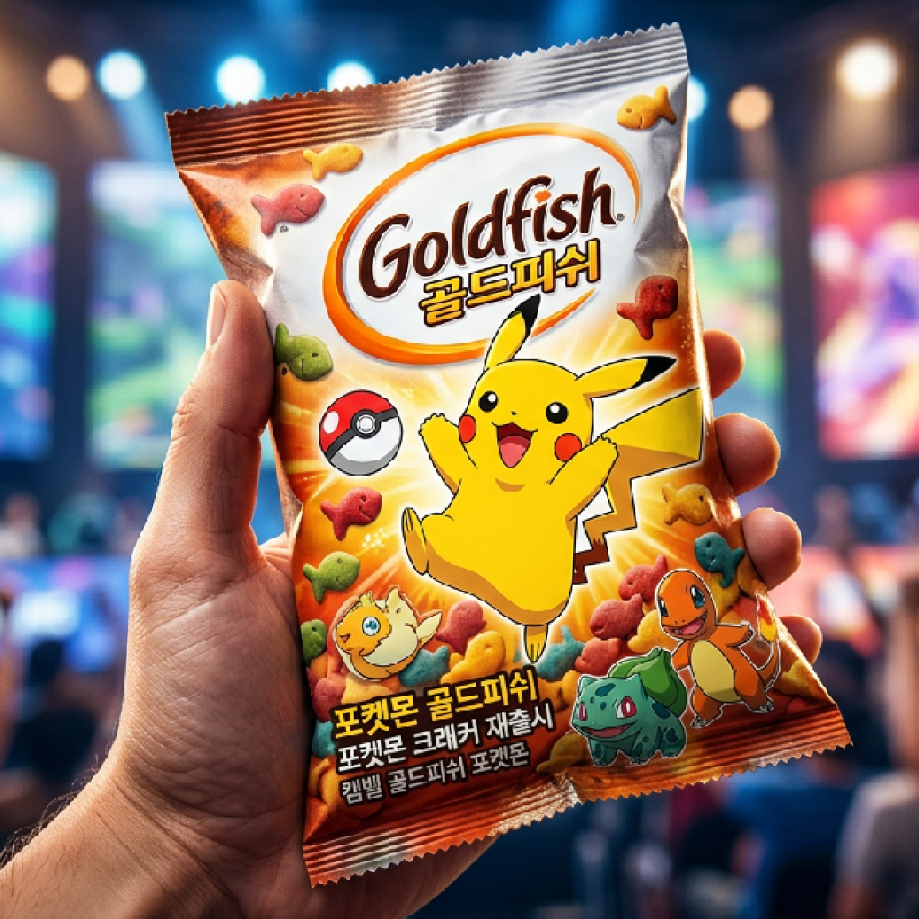 포켓몬 골드피쉬 크래커 공식 재출시 확정, 팬심 공략 나선다