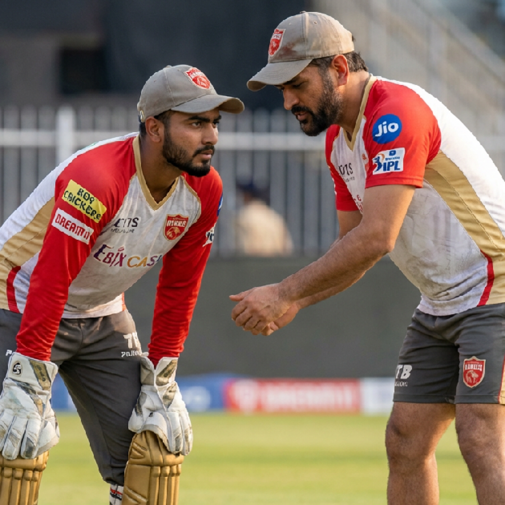 Prabhsimran Singh Adopts MS Dhoni’s Keeping Techniques to Fuel Punjab Kings’ Campaign