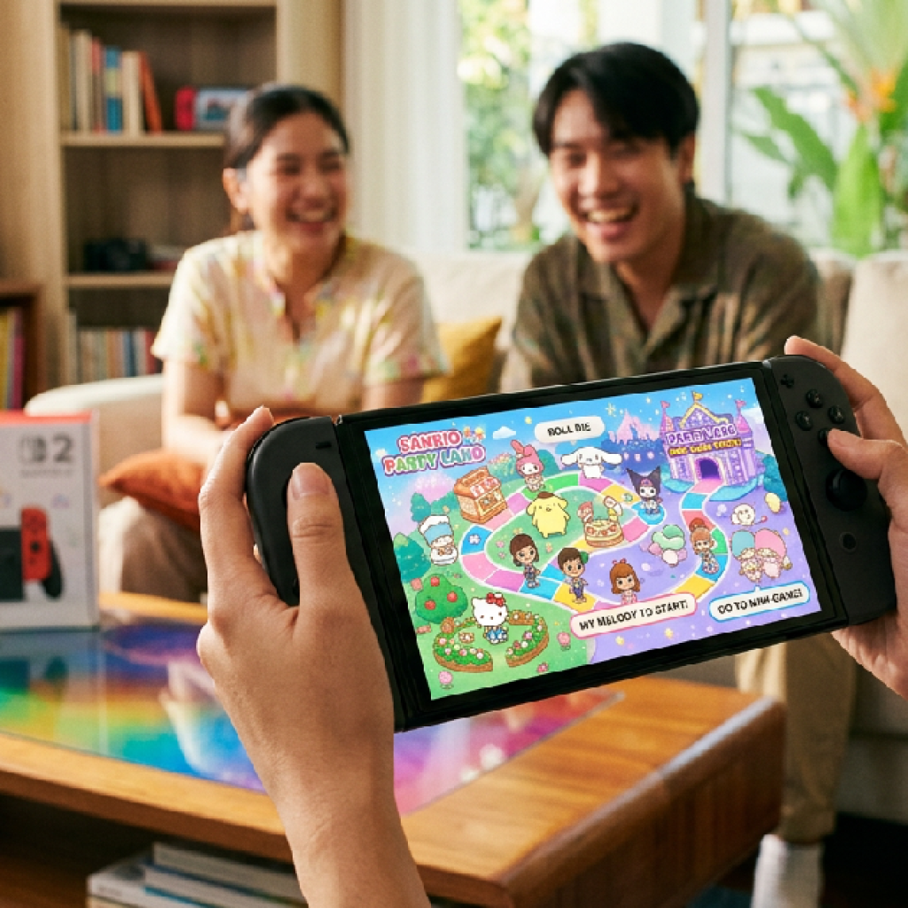 Sanrio เปิดตัว Sanrio Party Land ลงทั้ง Switch และ Switch 2 รุกตลาดวิดีโอเกมเต็มตัว
