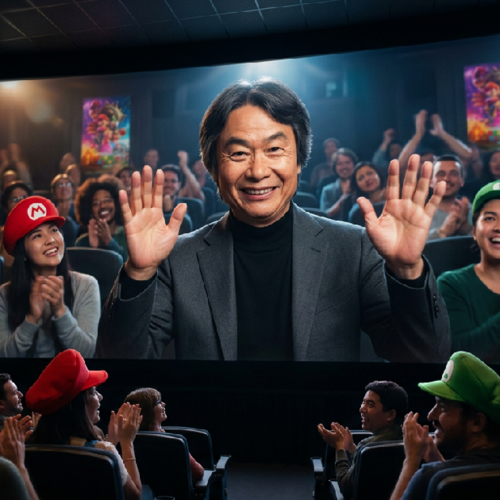 미야모토 시게루, ‘슈퍼 마리오 갤럭시 무비’ 흥행 보답하는 감사 메시지 전해