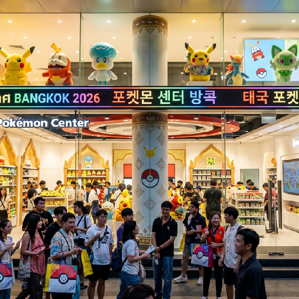 포켓몬 컴퍼니, 태국 방콕에 정식 포켓몬 센터 거점 마련 추진
